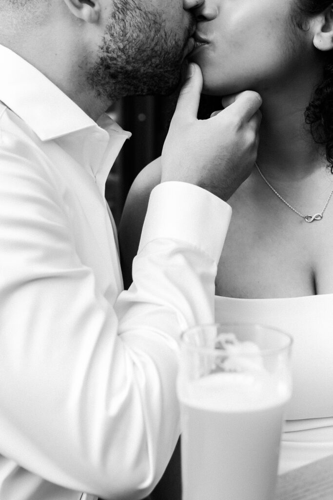 Atlanta Engagement Photographer. Engagement photos at Gate City Brewing Company.