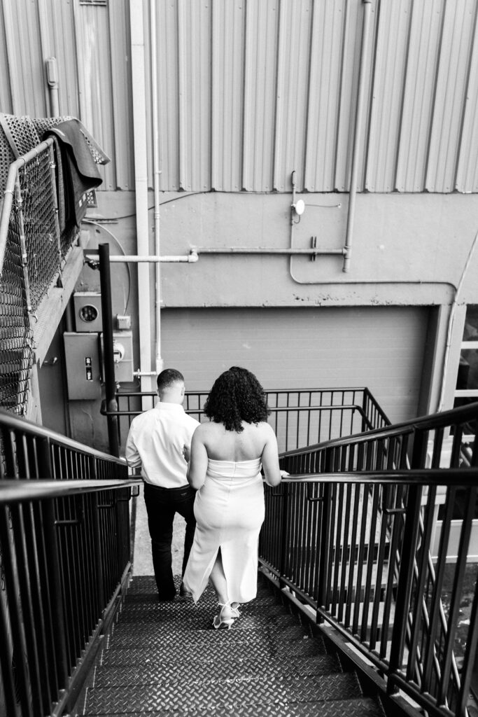 Atlanta Engagement Photographer. Engagement photos at Gate City Brewing Company.