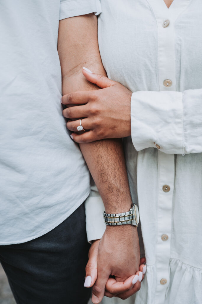 Atlanta Engagement Photographer. Engagement photos at Roswell Mill Ruins.