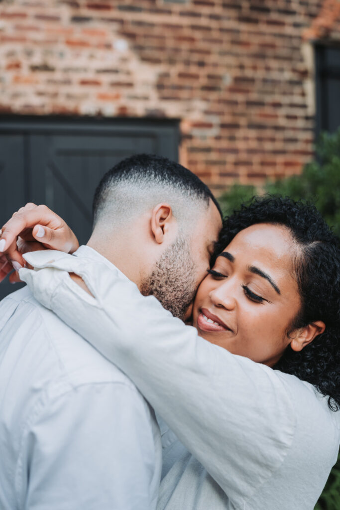 Atlanta Engagement Photographer. Engagement photos at Roswell Mill Ruins.