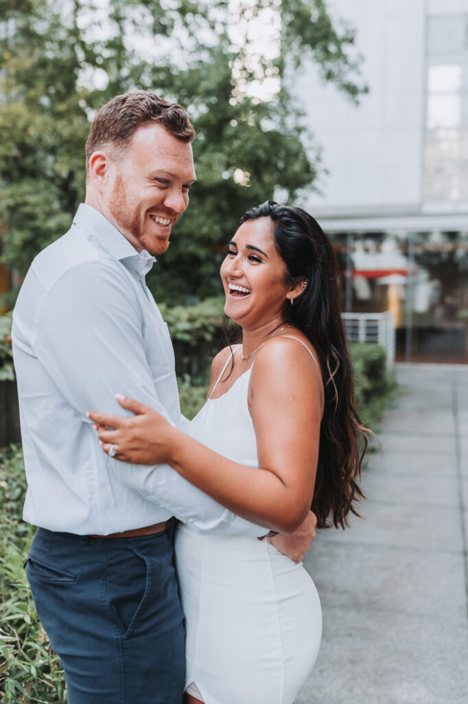 High Museum of art engagement session