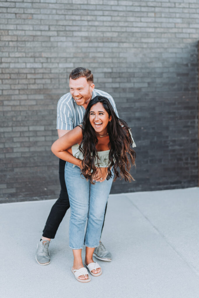 Jeni's ice cream engagement session