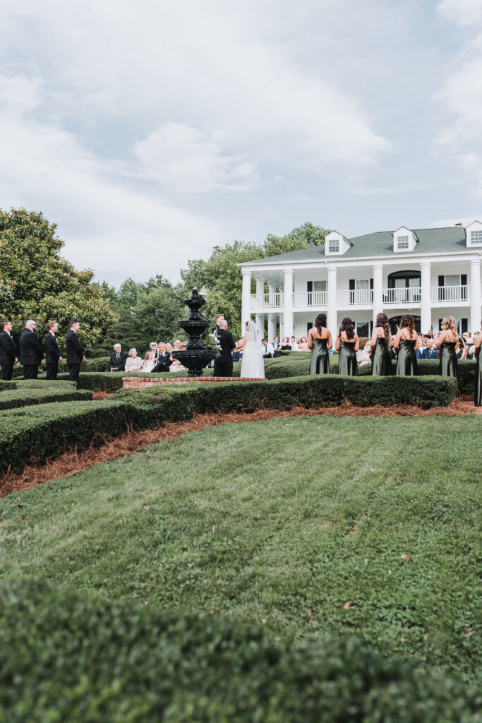 Sanctuary estate wedding ceremony