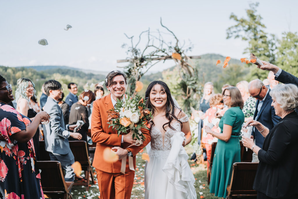 Fall wedding at Flat Rock Farms in North Georgia.