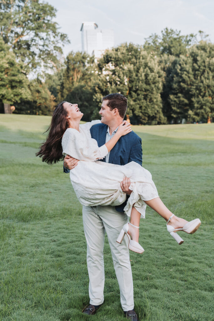 Piedmont Park engagement shoot