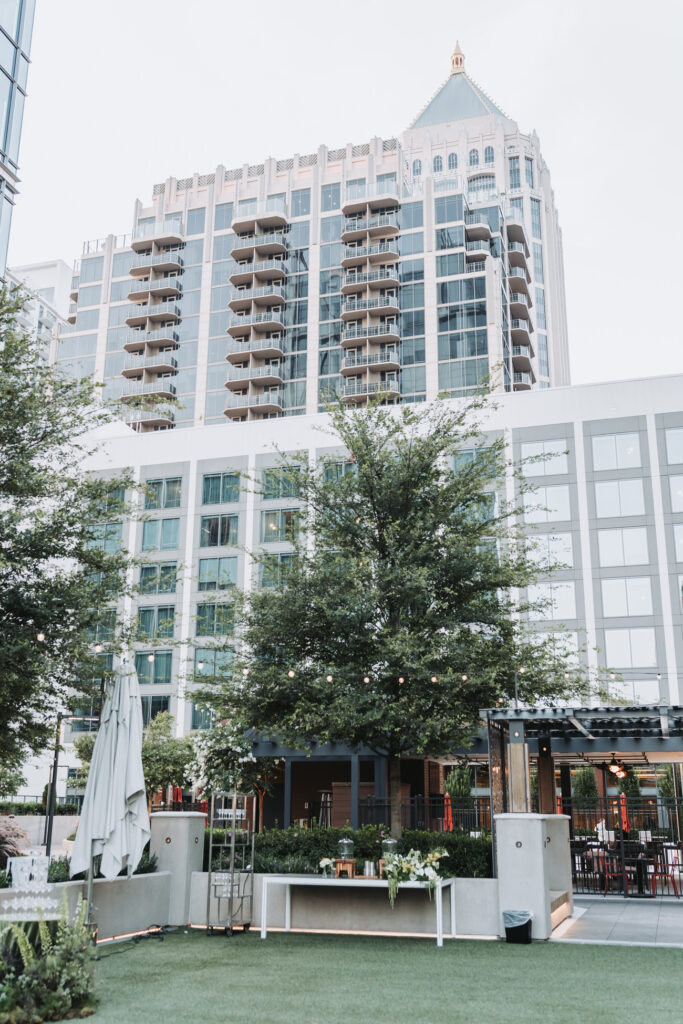 Terrace of Epicurean Hotel Atlanta