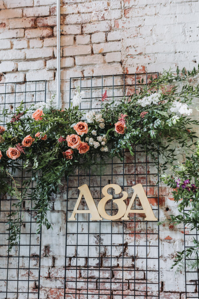 Wedding details for wedding ceremony