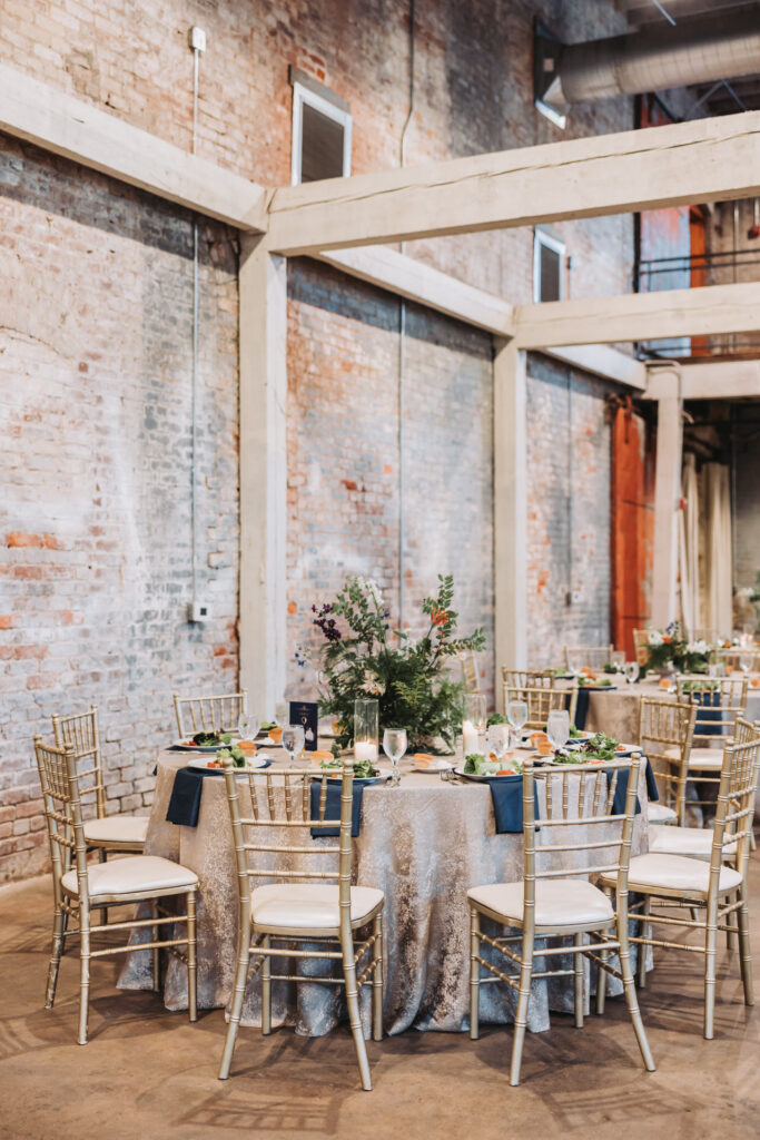reception space at guardian works atlanta wedding venue