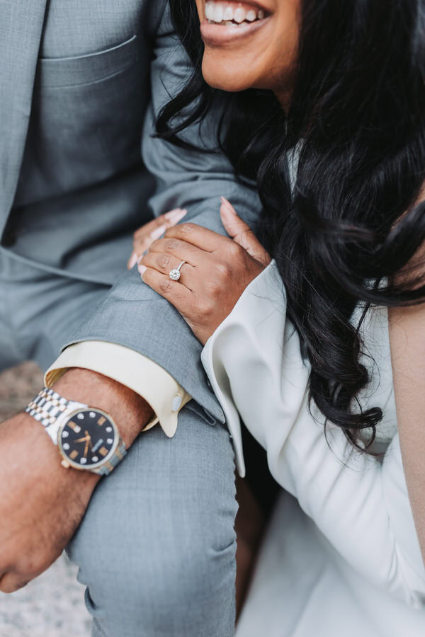 Atlanta city engagement photos