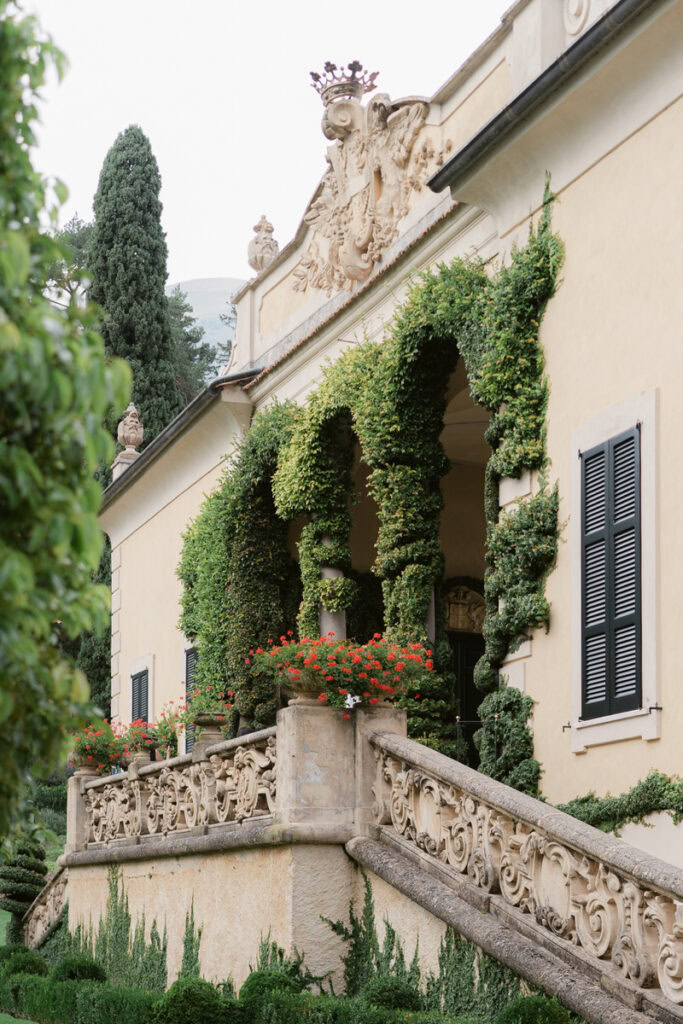 Villa Balbiano luxury wedding venue on Lake Como with waterfront ceremony space